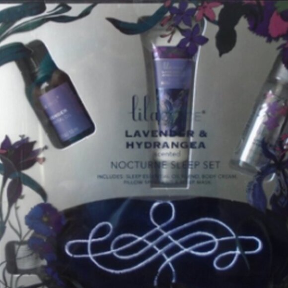 Sleep Set with Pillow Spray, Body cream and sleep Mask New in Pkg. - Picture 1 of 4